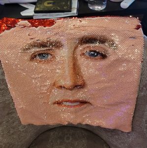 Nic Cage magic sequin pillow cover COVER ONLY NO PILLOW